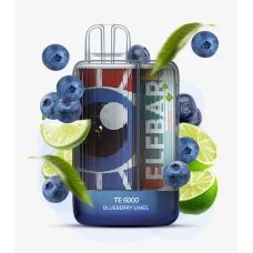 Одноразовая электронная сигарета Elf Bar Blueberry Lime (Черника Лайм) TE6000